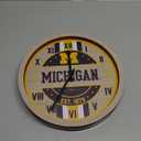 Michigan Wooden Barrel Wall Clock