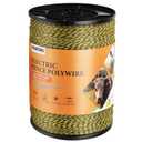 Electric Fence Wire, 5200ft 1585m, Polywire for Portable Livestock Fencing, 6 Stainless Steel Strands for Reliable Conductivity and Rust Resistance, UV Resistant