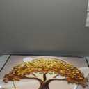 Large Framed Modern Luxury Large Wall Art for Living Room, Set of 3 Bright Style Abstract Paintings Artwork for Walls, Contemporary Big Art Prints Pictures for Hallway Bedroom Dining Room Office Wall Decor (24" H x 64" W (Total Size), Golden Tree)