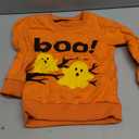 HILEELANG Toddler Halloween Sweatshirts Fall Cotton Pullover Tops with Pumpkin Bat Boo Prints for Boy Girl Sizes 18M7Y (4T)