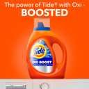 Tide Ultra Oxi Boost Liquid Laundry Detergent, 92 fl oz, 65 Loads, Advanced Stain Remover, Laundry Detergent Liquid with Extra Oxi Power