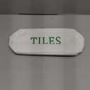 Empty Mahjong Bag Thickened American Mahjong Tiles Bag with Zipper Storage Pouch for Board Game Pieces Game Party Travel Gatherings Accessories, 10.4''x5.6'', Case Only (Tiles,Green)