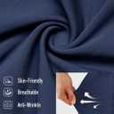 NORTHYARD Men's Joggers Athletic Workout Track Pants Running Gym Training Sweatpants with Zipper Pockets Open Hem (Blue, M)