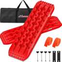 Nilight Recovery Off-road Traction Boards Emergency Tire Mats Red