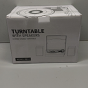 Record Player with Dual Stereo Speakers, Vinyl Record Player with 3 Speed Support Wireless Connection RCA Output Aux in USB Vintage Design Turntable Black