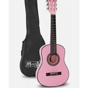 Music Alley MA-51 Classical Acoustic Guitar Kids and Junior Pink, Half Size