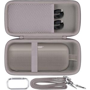 Hard Portable Case Compatible with Bose New SoundLink Flex 2nd Gen/Bose SoundLink Flex Bluetooth Portable Speaker,Sandstone Case
