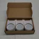 Bee Hive Feeder White Beehive Entrance Feeder with Lid Bee Sugar Water Feeder of Beekeeping Supplies, 3 Pack