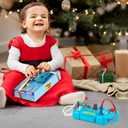 Toddler Toys LED Busy Board,Montessori Toy for 1-3 Year Old, Kids Sensory Board, Light Switches Preschool Learning Activities Travel Toy for 1 2 3 4 Boys Girls Birthday