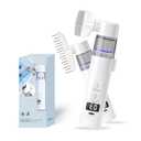 Electric Lice Comb,Lice Comb Upgrade Stainless Steel Tooth Comb,Wireless Charging Lice Vacuum Comb,Safe and Convenient,Reusable Suitable for Children, Adults and Pets