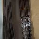 VTRIN 10 Tiers Shoe Rack Tall Large Capacity 50 Pairs Wide Shoe Organizer Sturdy Shoe Shelf for Entryway with Two Hooks Metal Shoe Storage for Closet, Bedroom, Brown