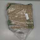 35 Inch Rattan Christmas Tree Collar Star Shape, Large Woven Basket Tree Skirt Base Cover for Holiday Rustic Farmhouse Home Decorations, Natural Seagrass Look Xmas Collar for 6-7.5 ft Trees