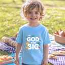 Toddler Dinosaur Shirts for Boys Gifts Little Kids Girls Dino Shirt Cartoon Graphic Tees T-Shirt Short Sleeve Clothes (7T/150, Blue)