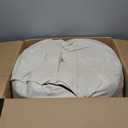 2FT Bean Bag Chair, Comfy Bean Bag Chairs with Memory Foam Filled, Fluffy Beanbag Sofa with Dutch Velvet Cover, Teardrop BeanBag Chairs for Living Room, Playroom - Beige (2FT-28"x28"x22")