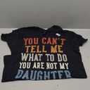 Funny Father's Day Dad Gifts From Daughter Daddy T-Shirt (Black), M