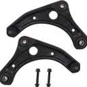 KEYOOG 2Pc Set K621576 K621577 Front Lower Control Arm and Ball Joint Assembly Compatible With Ni-ssan 2012-2019 Versa (w/1.6L 4-Door Sedan),15-19 Micra (OE# 545001HK0B 545011HK0B)