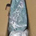 Electric Throw Blanket Green Heated Blanket 50X60in, Ultra Soft Silky Flannel and Fluffy Sherpa Heating Blanket with 5 Heat Levels & 4 Hrs Timer, ETL Certified & Overheat Protection, Gifts for Grandma