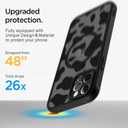 ZIYE Magnetic Case for iPhone 12 Pro Compatible with MagSafe Cow Print Pattern Cover Camera Lens Protection Slim Shockproof Soft TPU Bumper Hard Back Phone Case for Women Men-Black