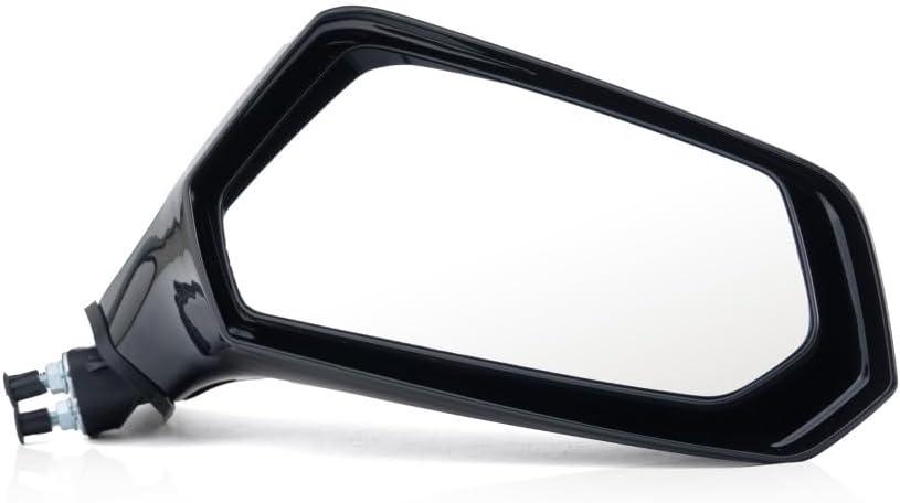 For Chevy Camaro 2010-2015 Door Mirror Passenger Side | Power | Non-Heated | Textured Black | Replacement For 92247438 | GM1321405