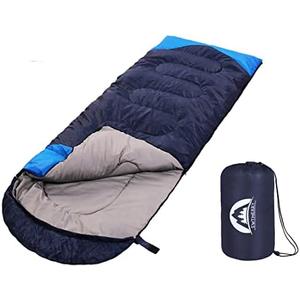 SWTMERRY Sleeping Bag 3 Seasons (Summer, Spring, Fall) Warm & Cool Weather - Lightweight,Waterproof Indoor & Outdoor Use for Kids, Teens & Adults for Hiking and Camping