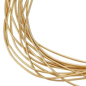 BENECREAT 18 Gauge Round Soft Copper Wire, Gold Spiral Copper Wire, French Gold Copper Wire, Metallic Wire, for Garment Decoration Embroidery and Jewellery Making (Bright Light Gold)