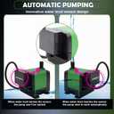 Small Condensate Pump Mini Automaitc Water Pump With Level Sensor For Ice Maker,Dehumidifier,Sump Pump Condensate Pump,Air conditioner,Green-3