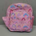 Kids Backpack for Girls Toddler Backpack for Preschool Kindergarten Child Cute Daycare School Bookbag Travel Pink Rainbow