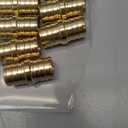 12 Pack Brass 3/4" Pex Coupling,Straight Coupling Fittings for PEX Tubing Pipe, 3/4”PEX-12PCS