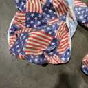 USA Pocket Square Patriotic America Flags Red White and Blue Stars and Stripes Tablecloth, Size 95x35in (1pc), 95x17in (2pcs)