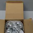 MTLEE 20 Pcs Disco Balls Decorations Assorted Size Party Decor Disco Ball Ornaments Mirror Mini Large Hanging with Rope for Wedding Festival Stage Prop (2.4 Inch, 2 Inch, 1.6 Inch, 1.2 Inch)