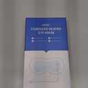 Heated Eye Mask - Cordless Eye Mask for Dry Eyes, Eye Relief, Improved Sleep, 4 Temperature, Washable Eye Heating Pad for Travel and with Replaceable Shell, Gifts for Women (Pink)