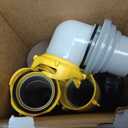 Camco Revolution Sewer Hose Kit with 360 Degree Swivel Fittings and 4-in-1 Elbow Adapter, Universal Fit, 20 Feet (39634)