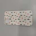 Yomjew 1 Pack Merry Christmas Phone Case for iPhone 14 Plus 6.7", Cute Xmas Christmas Tree Pattern Gifts Case with Aesthetic Bow Design Shockproof Soft Silicone Cover for Girl Women