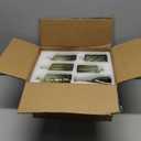 Green Glass Bud Vases Set of 12, Mini Flower Vase for Centerpieces, Small Glass Vases in Bulk for Wedding Decorations, Vintage Vase for Bridal Shower, Party, Recepetion, Home Table Dcor