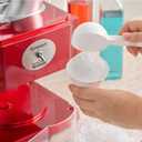 Cuisinart Snow Cone Machine, Home Shaved Ice Maker for Snow Cones, Snow Cone Maker with Reuseable Paper Cups, Makes 5 Icy Cones for Slushies, Frozen Drinks , Red, SCM-10P1