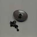 Z-stralink Car Cymbal, Car Drum Cymbal Air Vent, Mini Crash Drum Set Accessory Suitable for Most Vehicles (Silver)