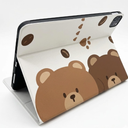 Cute Bear Pattern Foldable Tablet Case with Multi-Angle Folding And Auto Wake/Sleep Tablet Case, Suitable for Samsung for Galaxy Tab A7 (2020/2022) 10.4Inch / Tab A7 Lite (8.7Inch) / Tab A8 (2022) 10.5Inch / Tab A9 / A9+ / Tab S6 / Tab S6 Lite / Tab