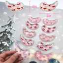 10 x Reusable Gel Eye Ice Pack, Cooling Eye Pad, Hot  Cold Treatment for Eye Strain, Eye Swelling, Eye Redness, Puffy Eyes, Dark Circles, Smooth Fine Lines, and Eye Recover Surgery. (Pink  10PCS)