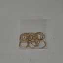 SEMINI 20PCS O Ring Buckle electroplated Zinc Alloy O-Rings Tone for Hardware Bags Belts Craft DIY Accessories (50mm(1.97in))