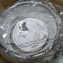 Fluffydream Elevated Dog Bowls, Prevention of Vertebrae Disease, Non-Slip With Stainless Steel Bowl, High Capacity Food Bowls (SnowWhite 2 Packs, L 860ML / 3 Cups)