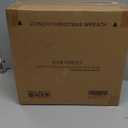 Pre-lit Christmas Wreath for Front Door, Snow Branches, 22 Inch Battery Operated 50 LED Lights, Decorations for Indoor & Outdoor Green