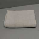 DriftAway Double Layer Linen Blackout Tie Up Curtains Thermal Insulated Fully Lined Balloon Roman Shade Bathroom Window Adjustable Rod Pocket for Small Window 25 Inch by 47 Inch Beige