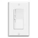 BESTTEN 3 Pack Super Slim Slide Dimmer Light Switch, Quiet Rocker, Max 300W LED, CFL, 600W Incandescent, Single Pole or 3 Way Dimmable Switch with Screwless Wallplate, ETL Listed, White