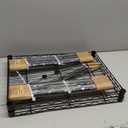 Ulif E13C Heavy Duty Closet Organizer SystemFreestanding Clothing Racks for Hanging ClothesAdjustable Garment Rack 63" W x 16" D x 77" H Hold 960 lbsBlack Clothing Rack with Black Dustproof Cover