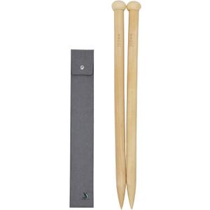 US36 Single Point Needles Wooden for Super Chunky Roving Yarn Knitting (20mm-16inch-40cm)