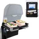 LOTCAIN Airplane Seat Tray Organizer,Tray Table Cover Seat Back Storage Bag Media Pouch for Flight Travel Holder Bag Travel Essentials | Expandable Pouch | Convenient | Portable(Only Case)