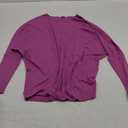 MIHOLL Womens Long Sleeve Batwing Casual Loose Dolman T-Shirt Blouse Tops S