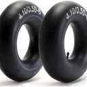 4.10/3.50-6 tube (2 Pack) Heavy Duty - 13 x 4.00-6 inner tube replacement with TR-13 Straight Valve Stem. Perfect for Gorilla Carts, Wheelbarrows, Lawn Mowers, Snowblower