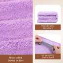 AIDEA Microfiber Hair Towel, 40 X 20 Inches Soft Wrap for Women, Super Absorbent & Fast Drying Turbans for Long, Thick, Curly Hair- Anti Frizz Wrap with Elastic Strap