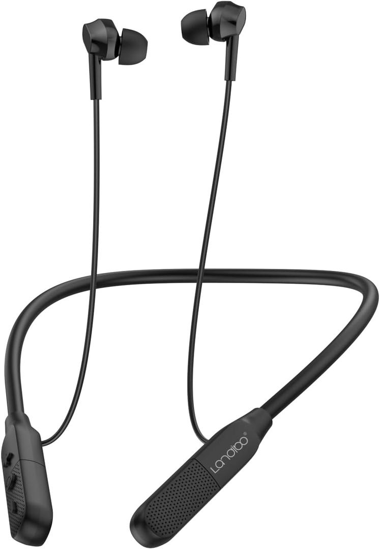 Sports Bluetooth Headphones, 25 Hours Play time, 6.0 Wireless Neck-Worn Earbuds with Microphone, in-Ear Noise Cancellation, for Outdoor Sports Workouts, Moldel Y9J